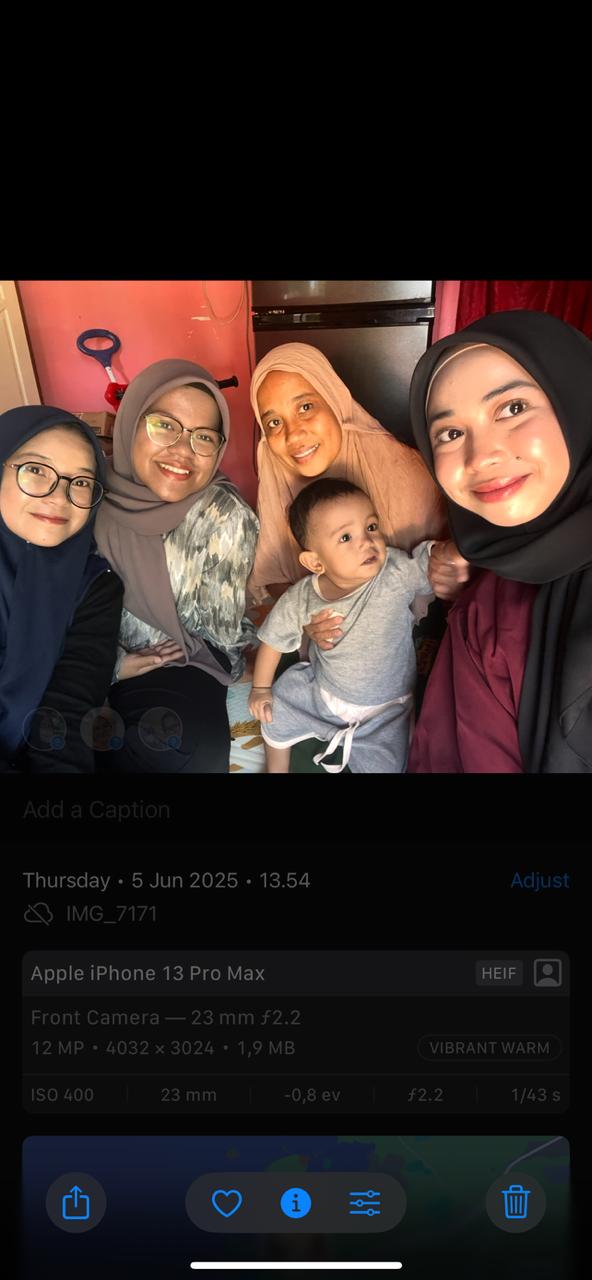 Pendampingan Kedelapan ( Kunjungan Kelima pada Ibu Nuraeni Aziz 18 April 2025)